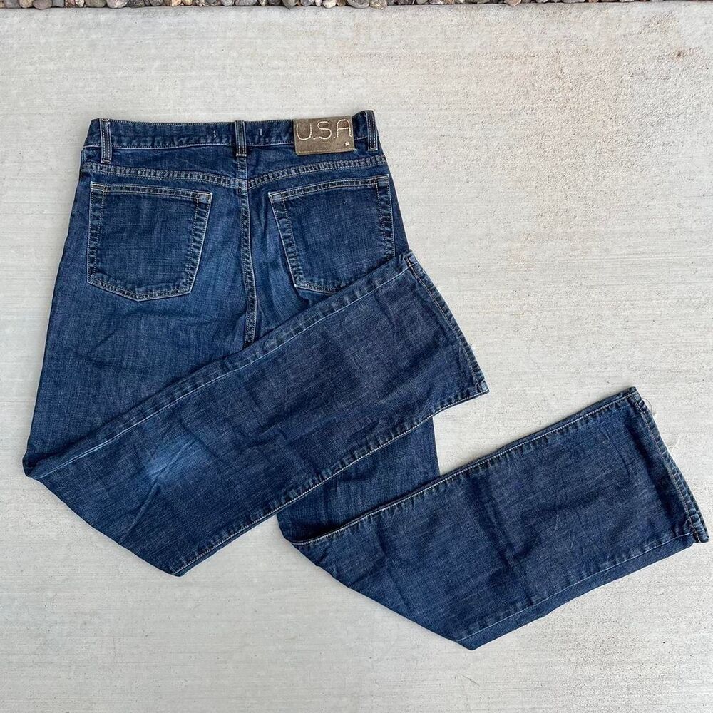 John-varvatos Men's Navy and Blue Jeans